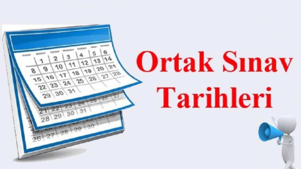 2024-2025 ÖĞRETİM YILI 1. DÖNEM 2. ORTAK SINAV TAKVİMİ