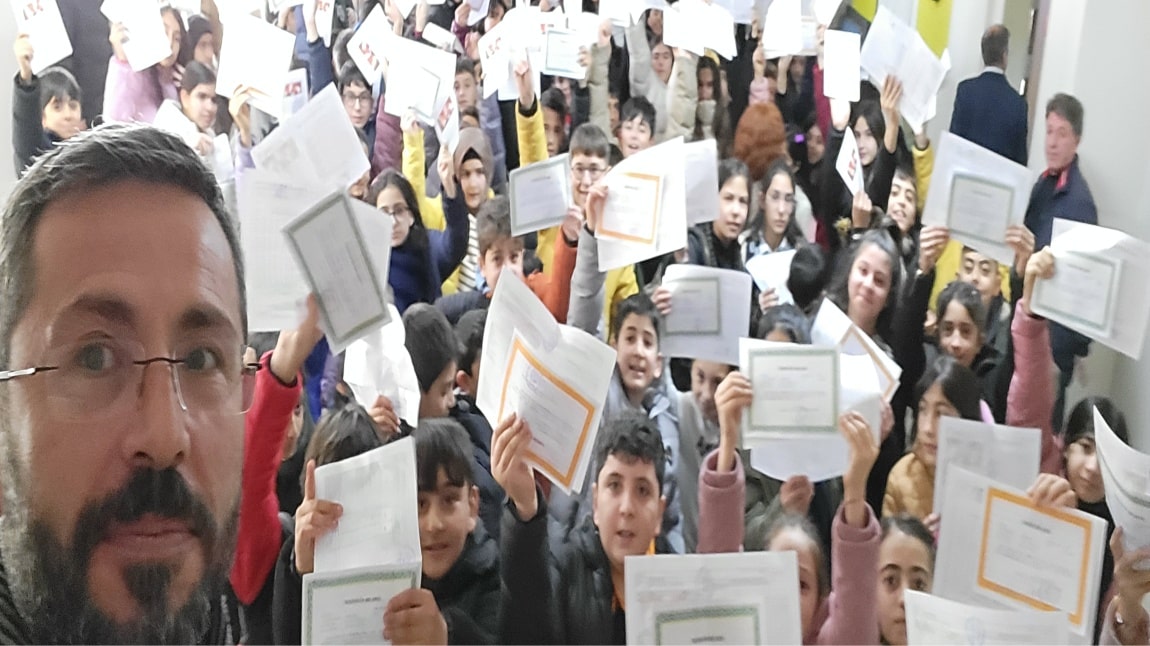 Yarı yıl Tatili İçin Karne Töreni Düzenlendi 