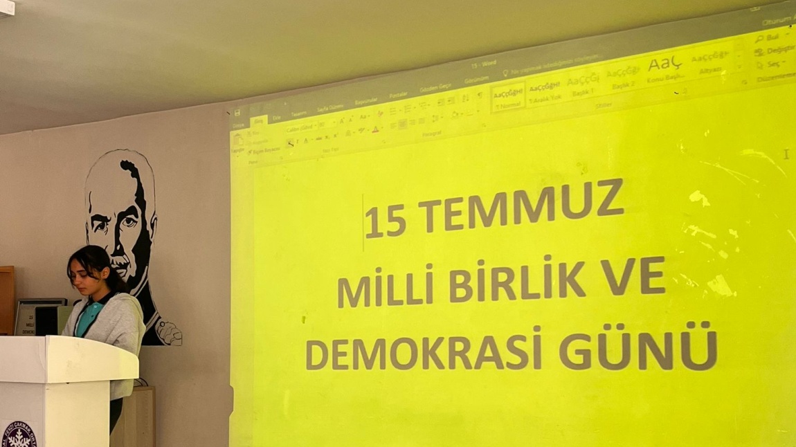 15 TEMMUZ MİLLİ BİRLİK VE DEMOKRASİ GÜNÜ KUTLAMALARI